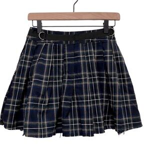 Current Mood Dress Code Plaid Skirt Size Small